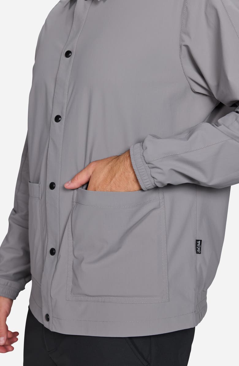 Bad Birdie Coach Jacket, Alternate, color, Smoke