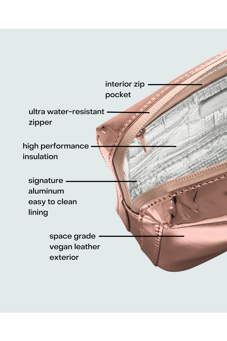 Performance Beauty Bag, Alternate, color, Rose Gold