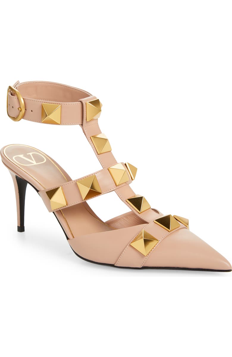 Valentino Garavani Roman Stud T-Strap Pump, Main, color,