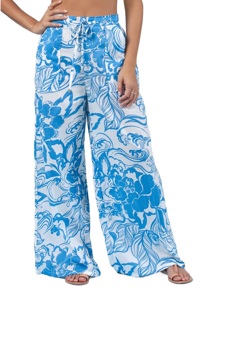 Tori Richard A Swell Time Evelyn Pant, Alternate, color, White