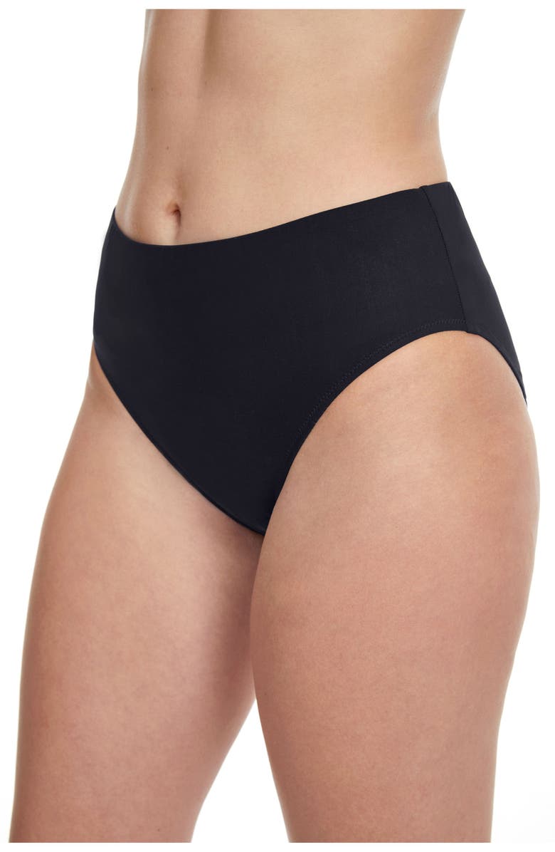 Profile by Gottex Tutti Frutti Mid Waist Swim Bottom, Alternate, color, Black