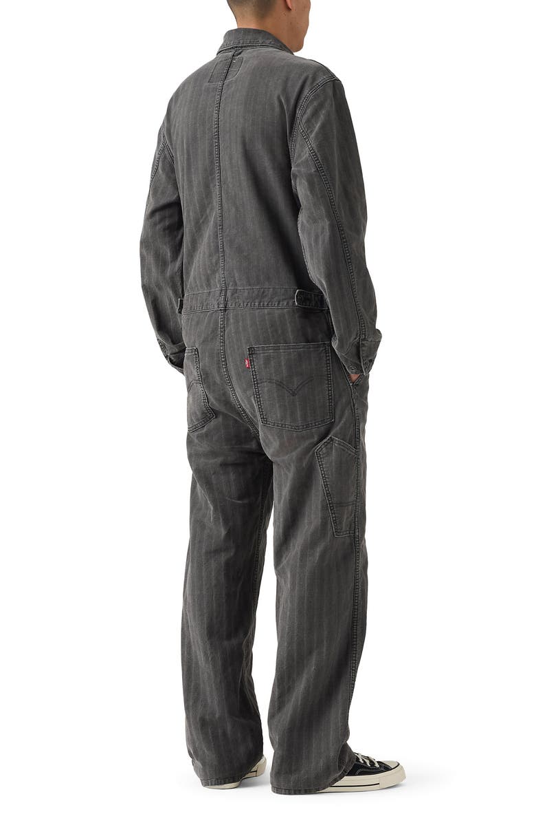 Levi's<sup>®</sup> Stay Loose Pinstripe Cotton Denim Coveralls, Alternate, color, Double Duty Coverall