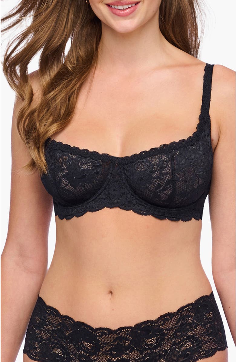Cosabella Nsn Balconette Bra, Main, color, Black