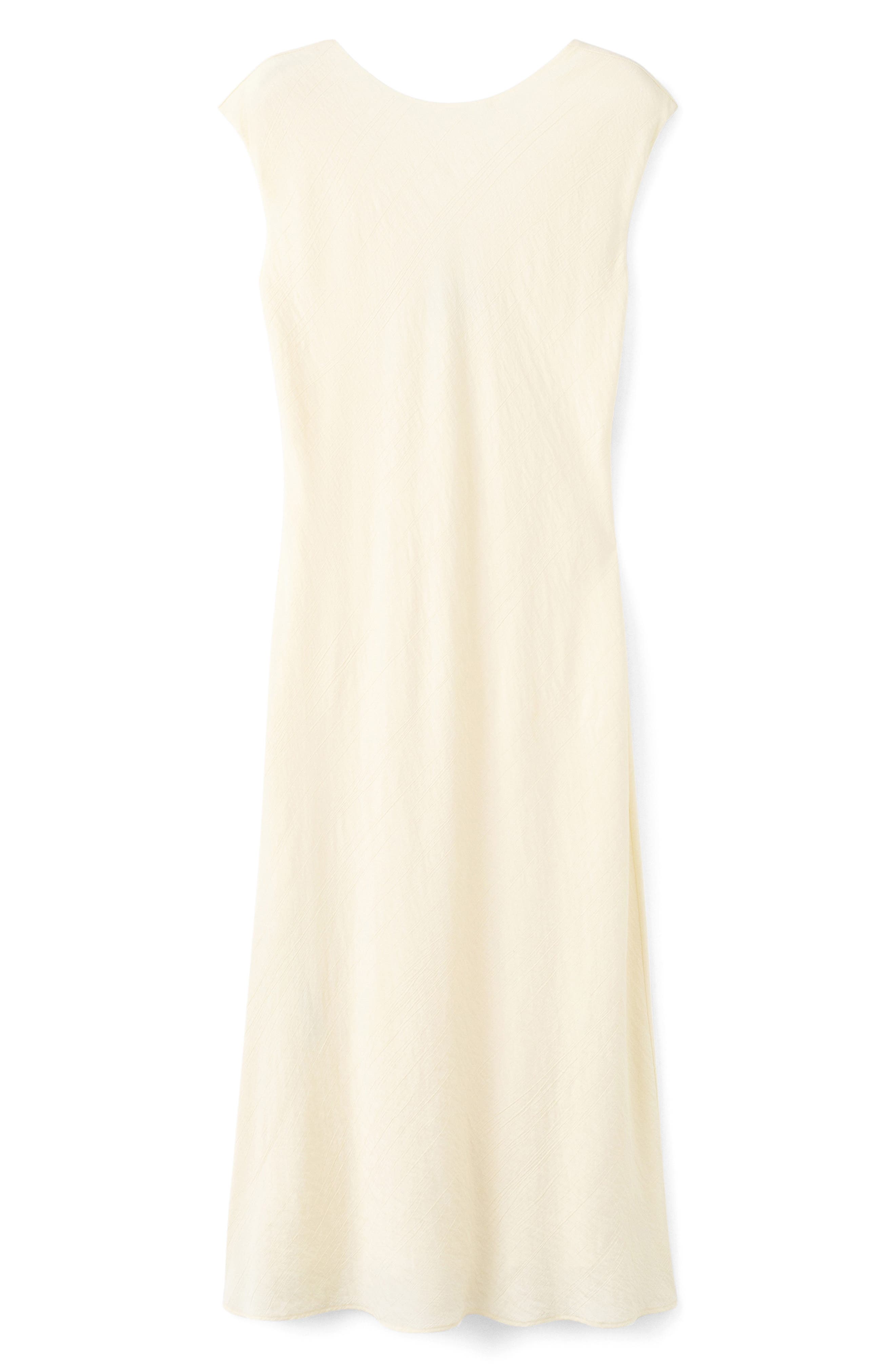Texture Scoop Back Maxi Dress