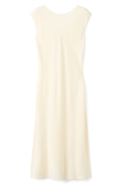 Texture Scoop Back Maxi Dress