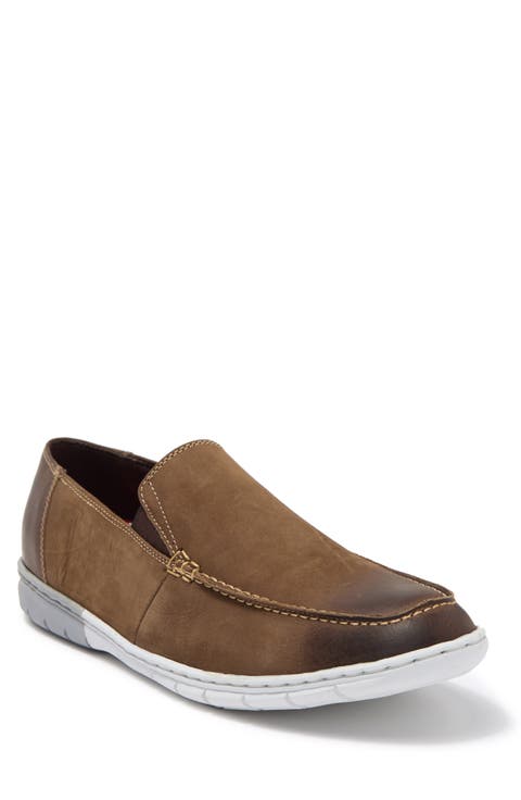 Double Gore Moc Toe Slip-On Loafer (Men)
