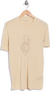 John Varvatos Peace Linen Blend T-Shirt