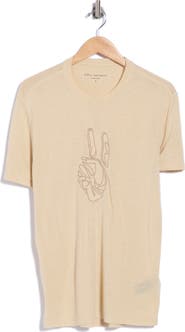 John Varvatos Peace Linen Blend T-Shirt