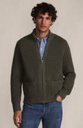 Lands' End Long Sleeve Drifter Full Zip Cardigan Sweater