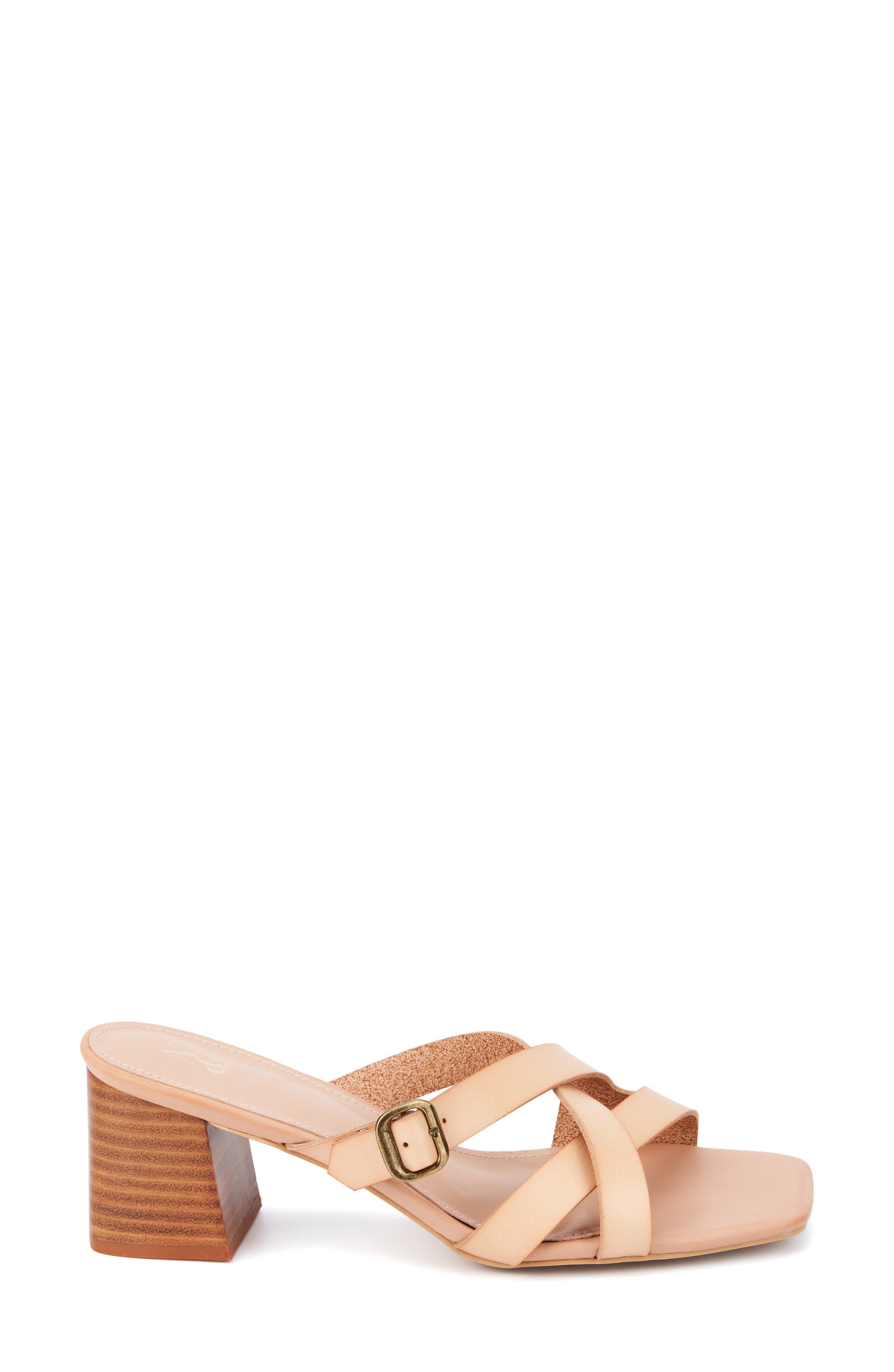 NEW YORK AND COMPANY Fantasia Heeled Sandal, Alternate, color, Nude