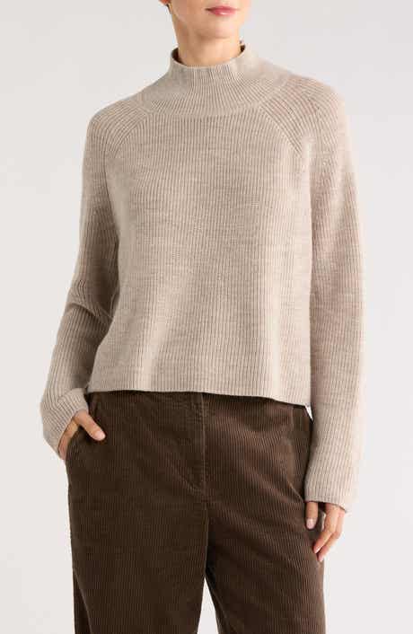 Eileen Fisher Wool Turtleneck Sweater