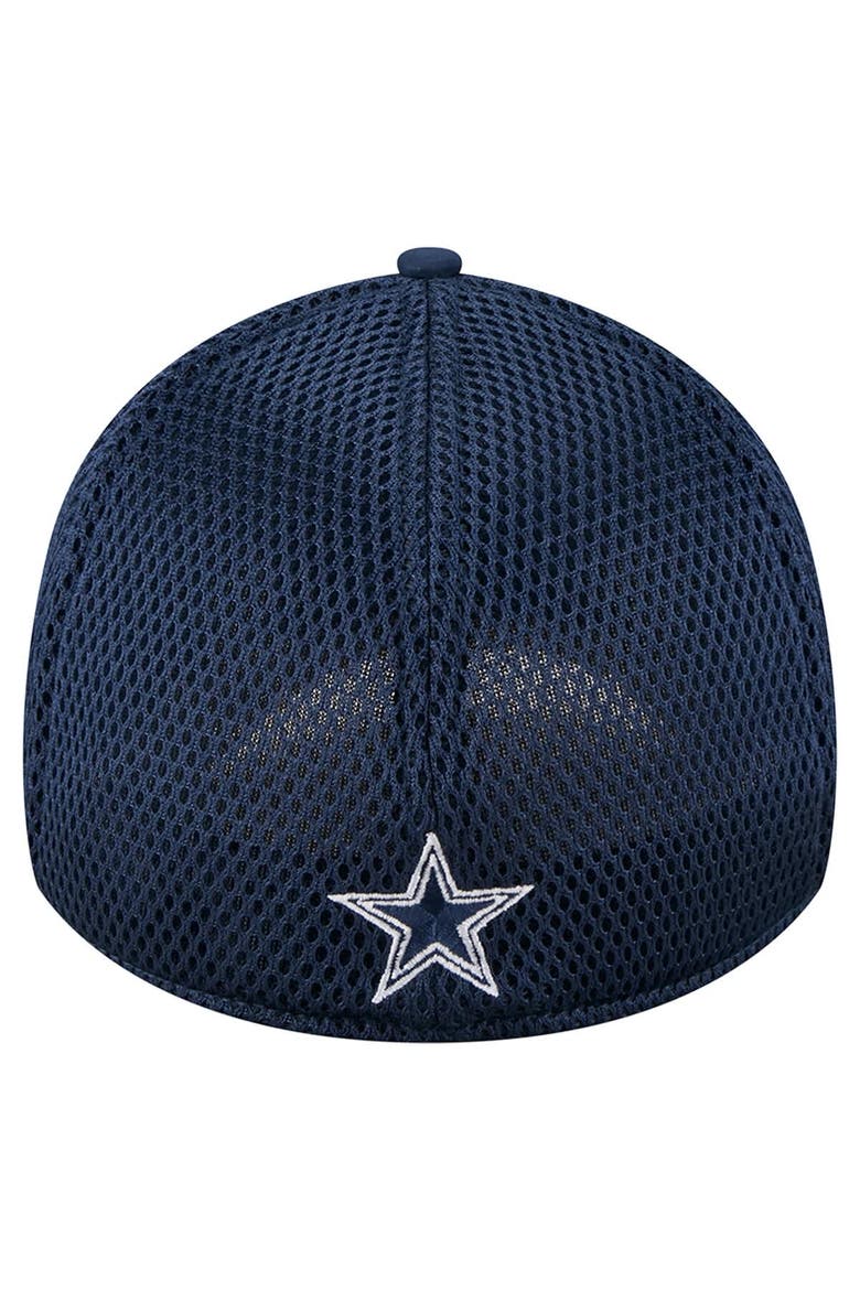 Men's New Era Navy Dallas Cowboys Outline 39THIRTY Flex Hat, Alternate, color, Navy