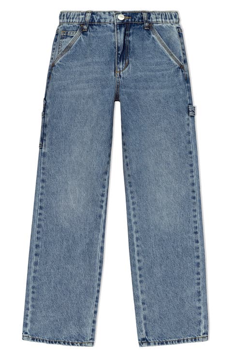 Kids' Rebel Relaxed Straight Leg Jeans
