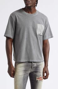 AMIRI Faded Pocket Crop T-Shirt