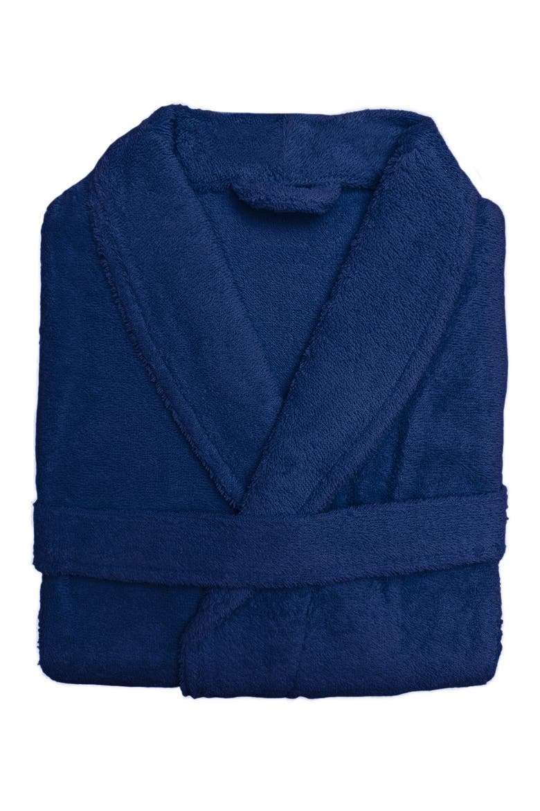 Home Spa Cotton Terry Robe, Main, color, Midnight Navy Blue