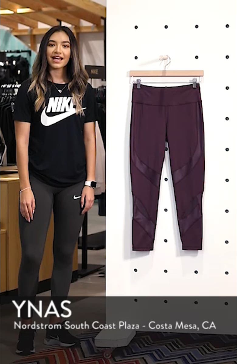 Power Wetlook Mesh 7/8 Workout Leggings, sales video thumbnail