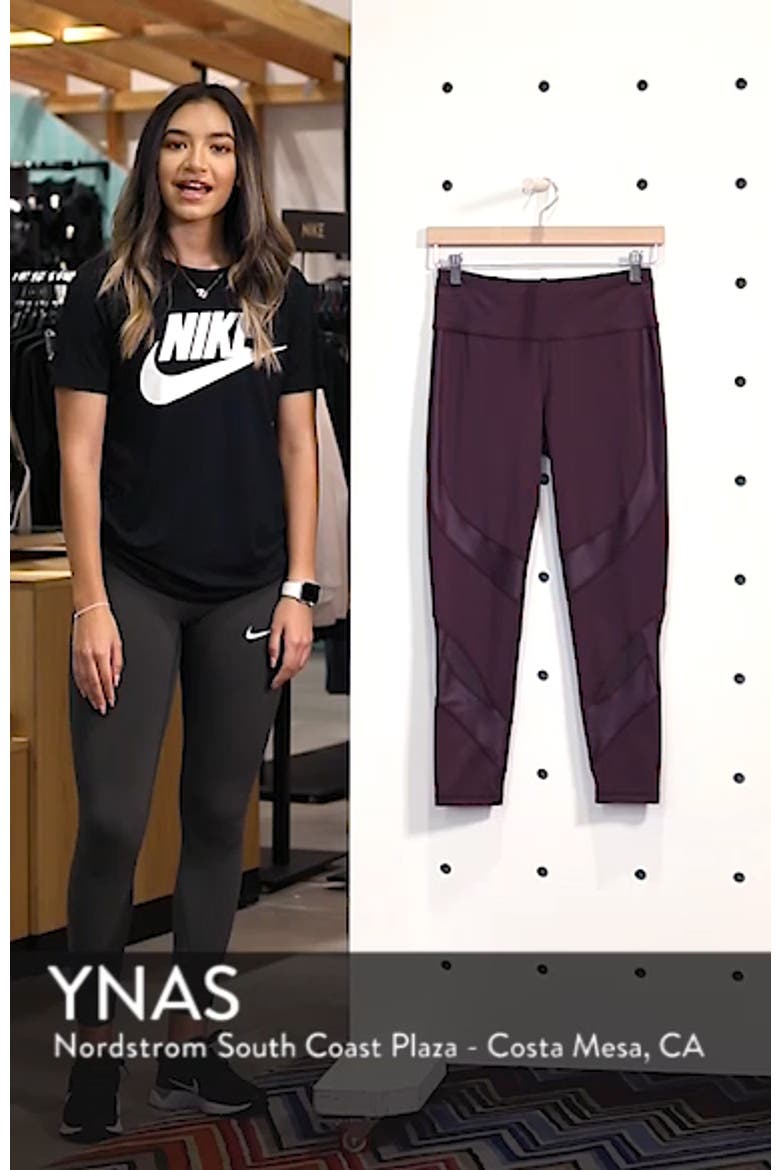 Power Wetlook Mesh 7/8 Workout Leggings video