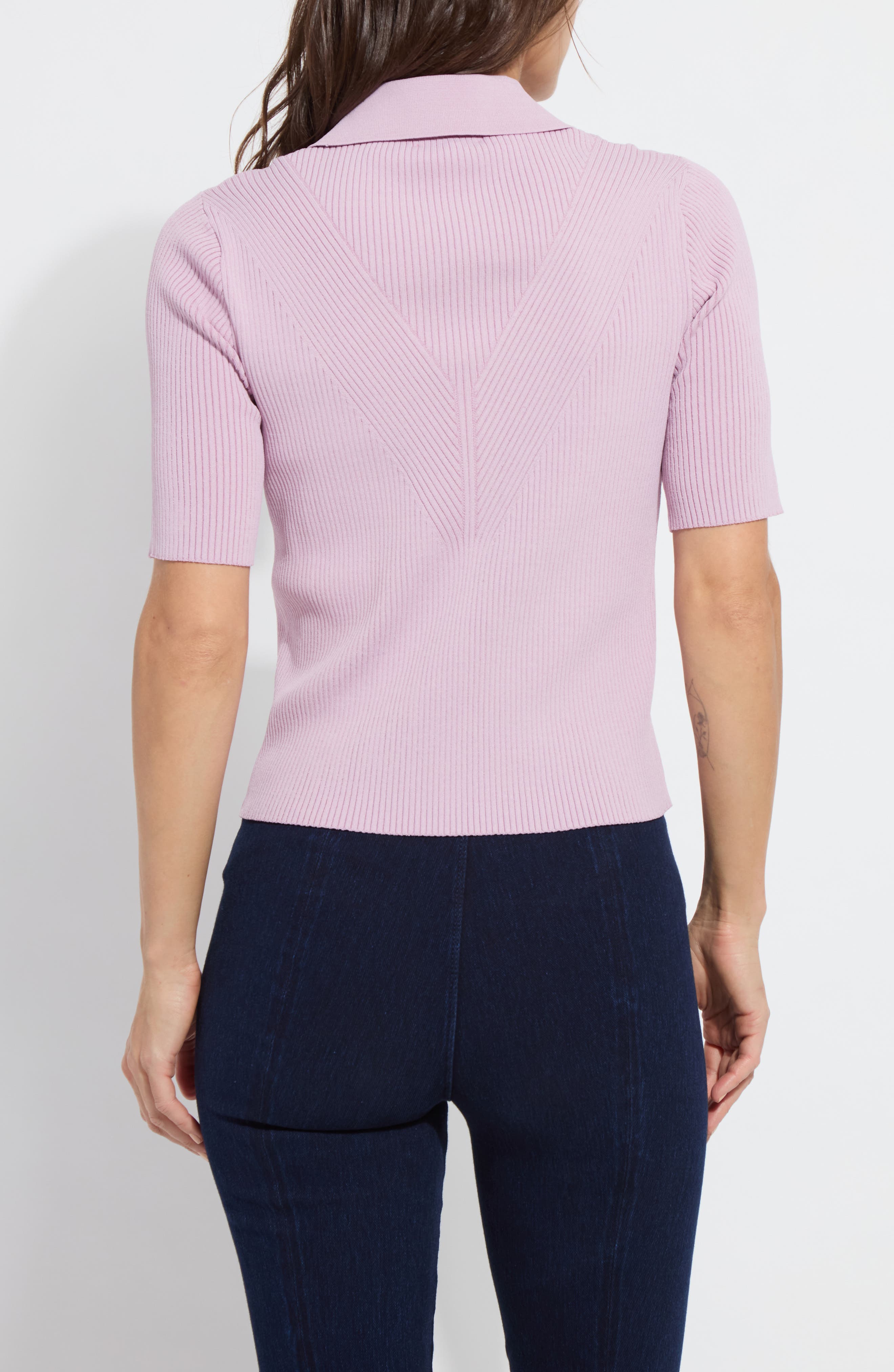 Kenzie Johnny Collar Rib Polo - image 4