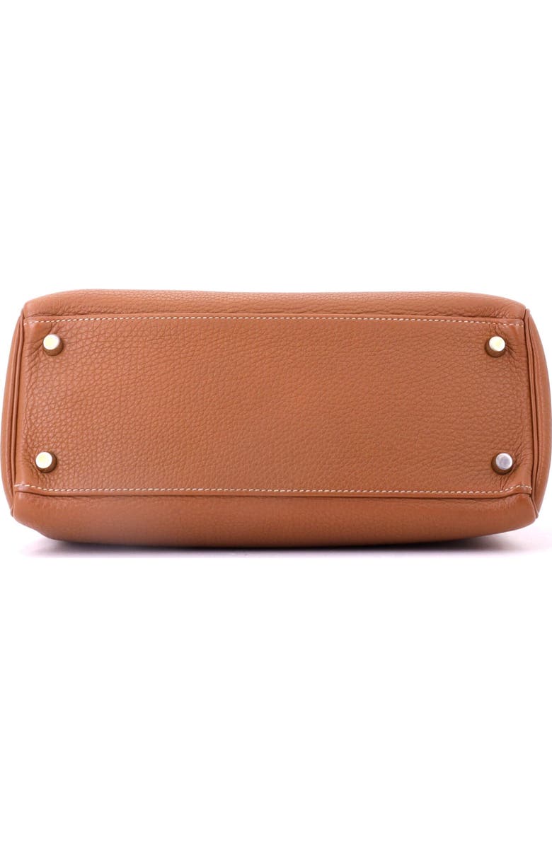 Pre-Owned Hermes Kelly Handbag Brown Togo with Gold Hardware 28, Alternate, color, Gold