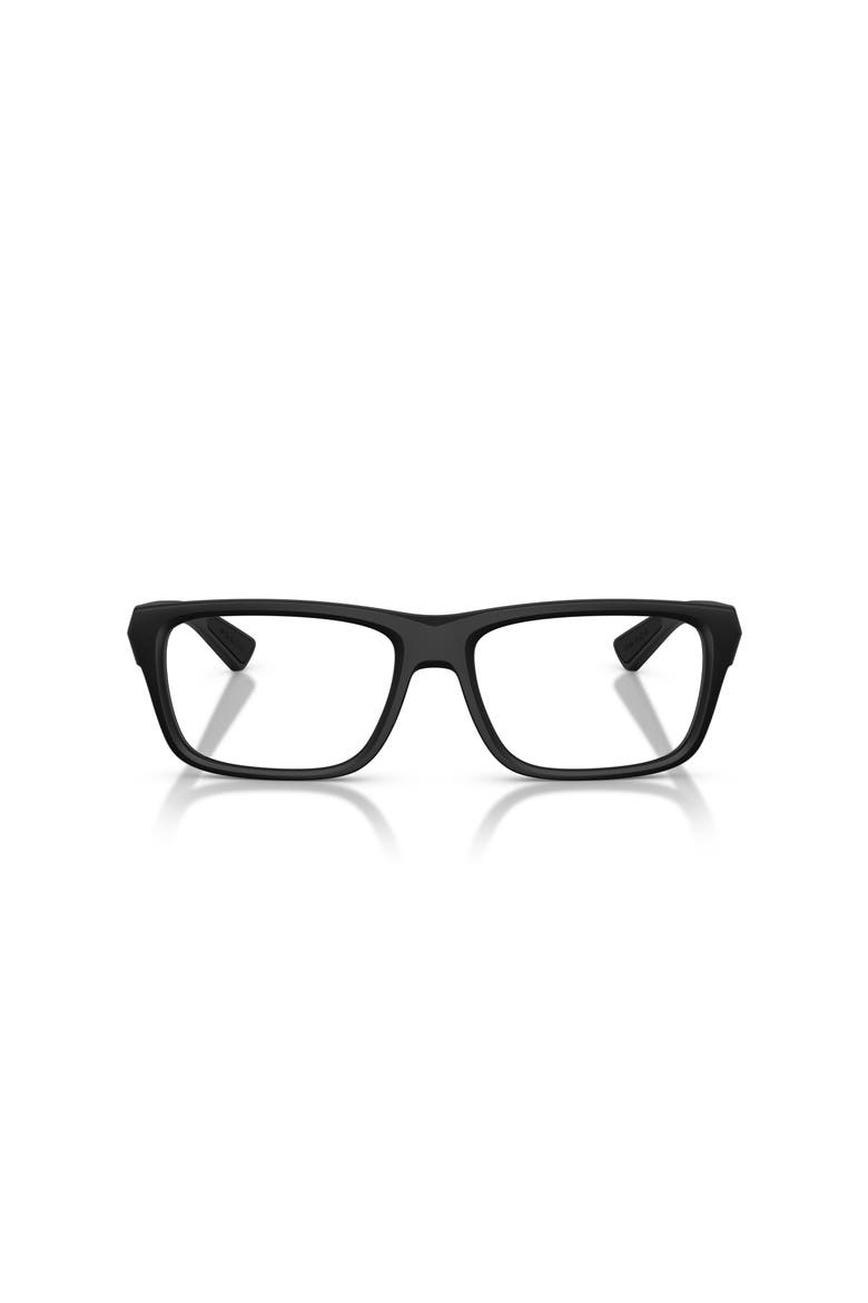 54mm Rectangle optical glasses, Alternate, color, Black