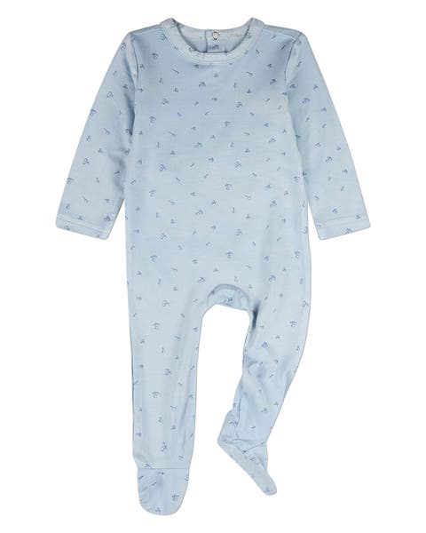 Baby Delightful Cherries Back-Snap Footie