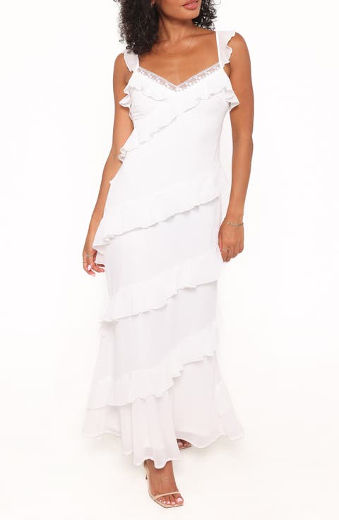 Virginia Ruffle Maxi Dress