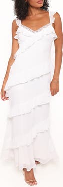 Petal & Pup Virginia Ruffle Maxi Dress