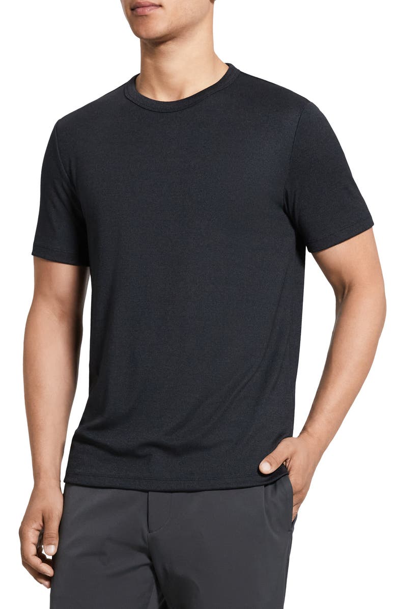 Theory Anemone Milano Essential Tee, Alternate, color, Black Multi