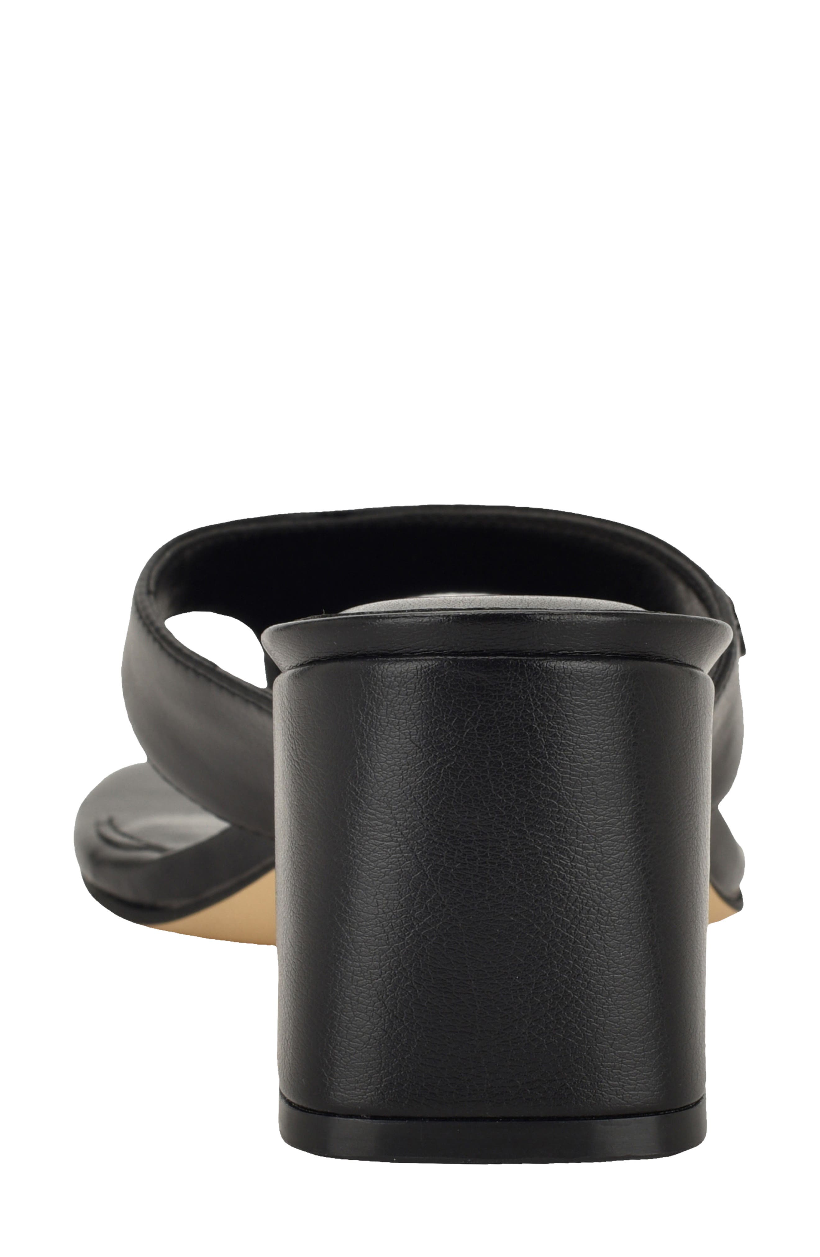 Calvin Klein Locinda Block Heel Sandal, Alternate, color, Black