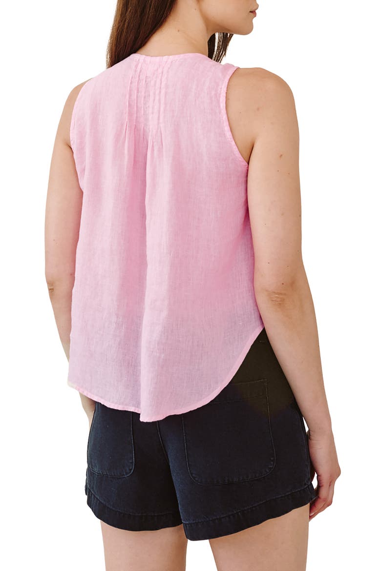 Pintuck Sleeveless Top, Alternate, color, ROSE BLUSH