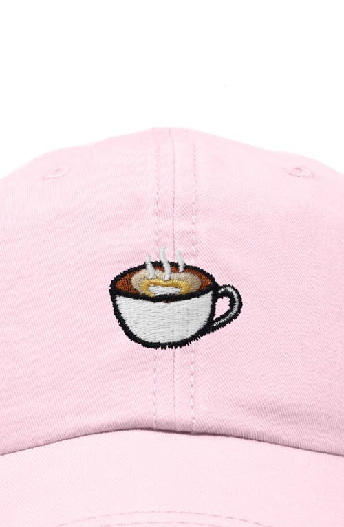 Dalix Cappuccino Embroidered Casual Cap In Washed Pink