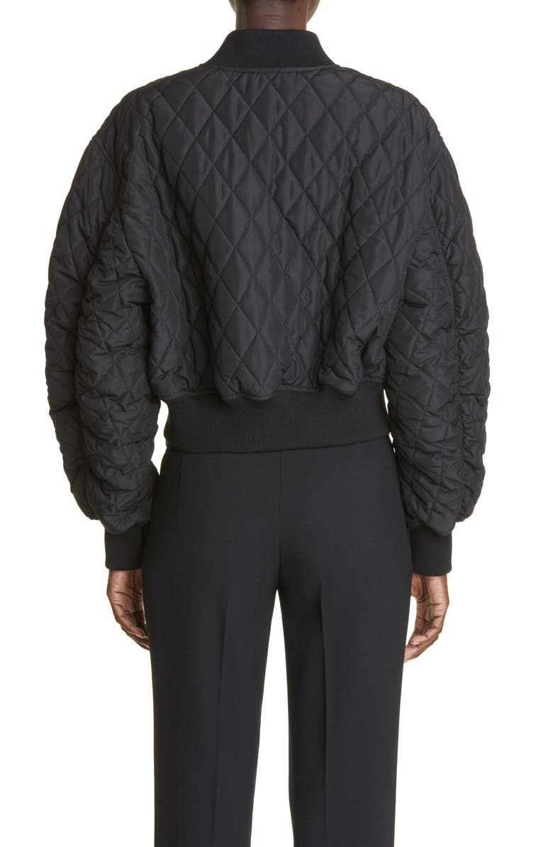 Stella McCartney Quilted Recycled Polyester Bomber Jacket, Alternate, color, 