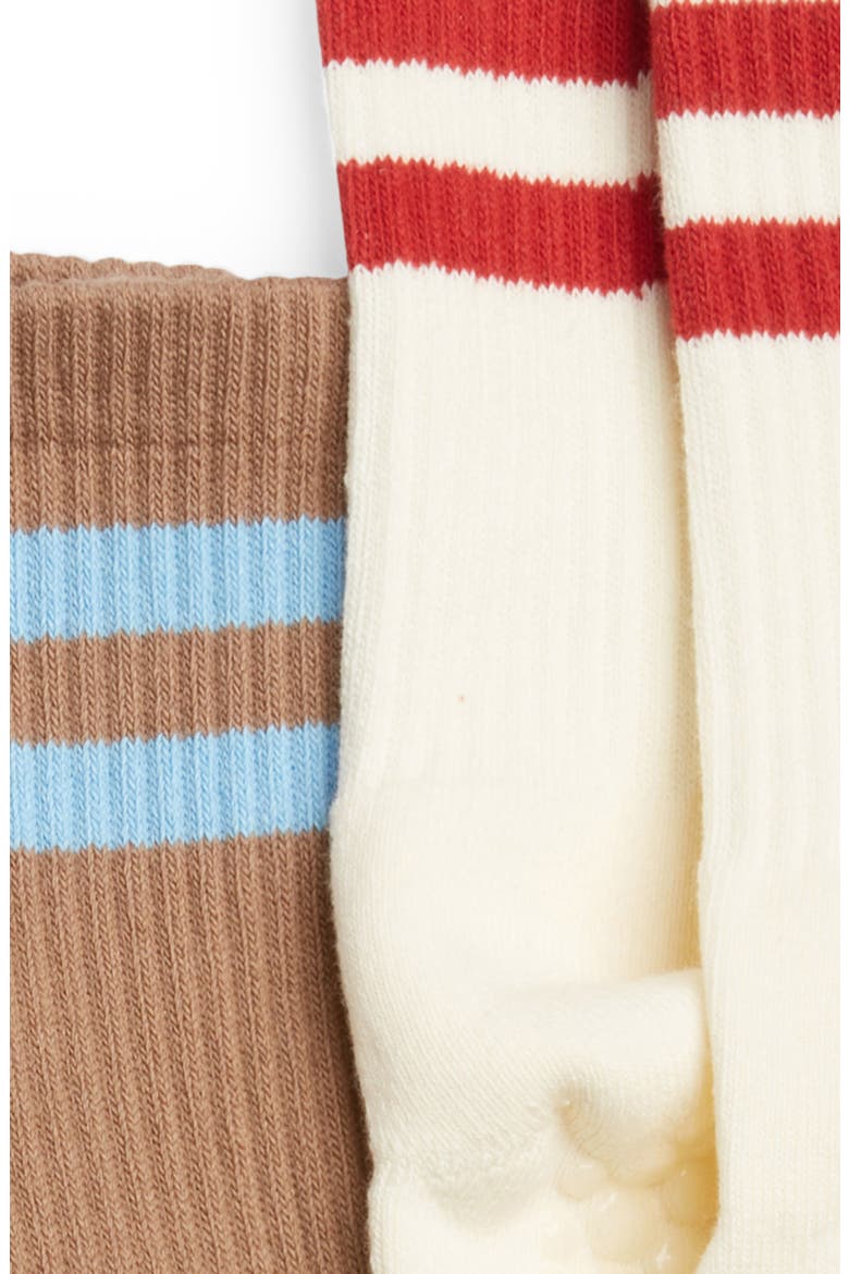 3-Pack Varsity Grip Crew Socks, Alternate, color, RETRO
