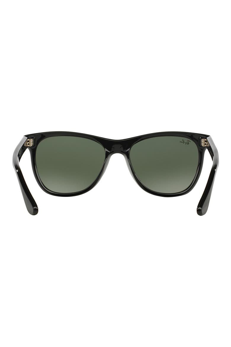 54mm Wayfarer Sunglasses, Alternate, color, DARK GREY/BLACK