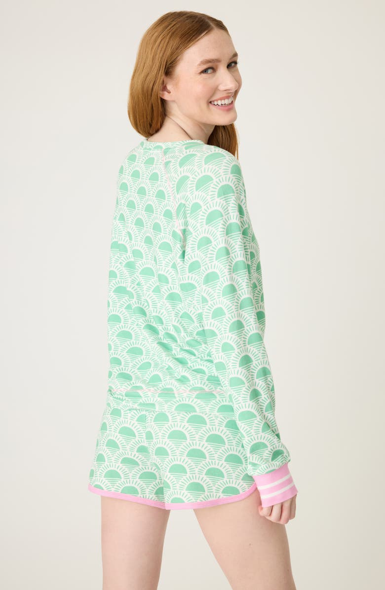 PJ Salvage Peach Party Short Pajamas, Alternate, color,