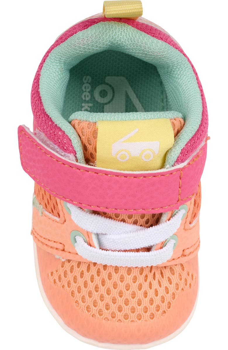 See Kai Run Mini Viento Sneaker, Alternate, color, Peach/ Hot Pink