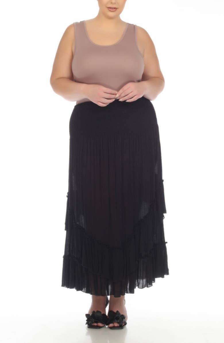 BOHO ME Smocked Bandeau Convertible Dress & Skirt, Alternate, color, 