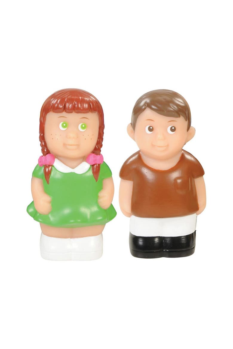 Caucasian Family - Set of 4, Alternate, color, Multicolored
