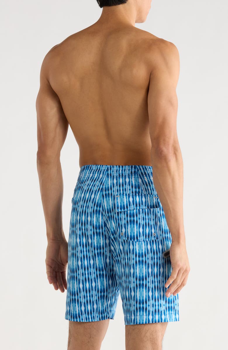 Tommy Bahama Molokai Shibori Breeze 8-Inch Swim Trunks, Alternate, color, Victoria Blue