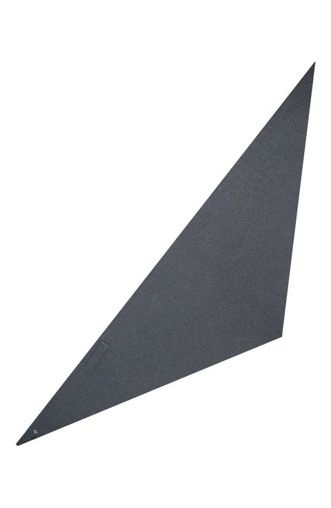 Chevron Knit Triangle Scarf