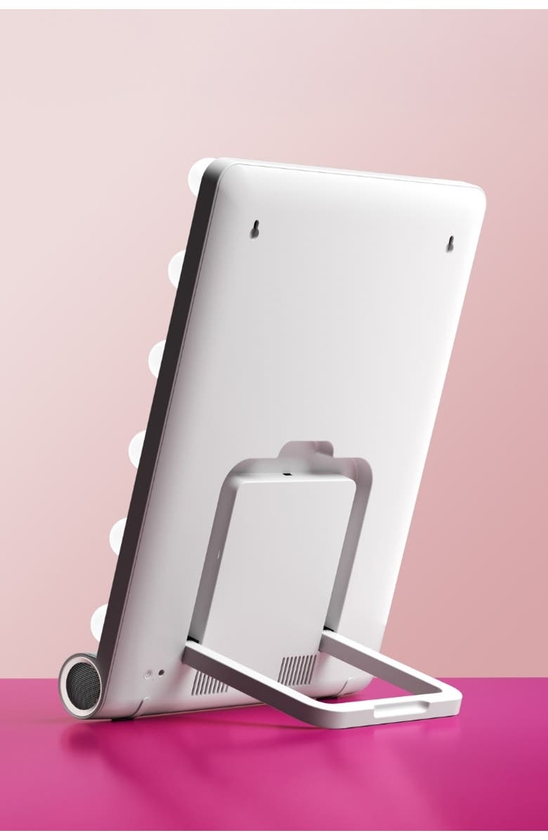 FANCII Madeline Mini Hollywood Mirror, Alternate, color, White