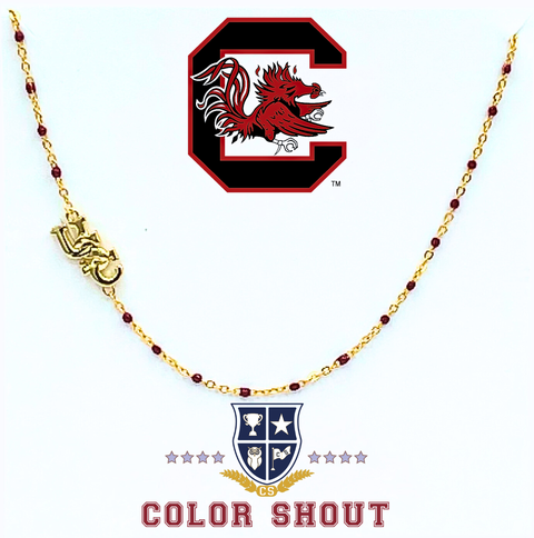 University of South Carolina Side Necklace