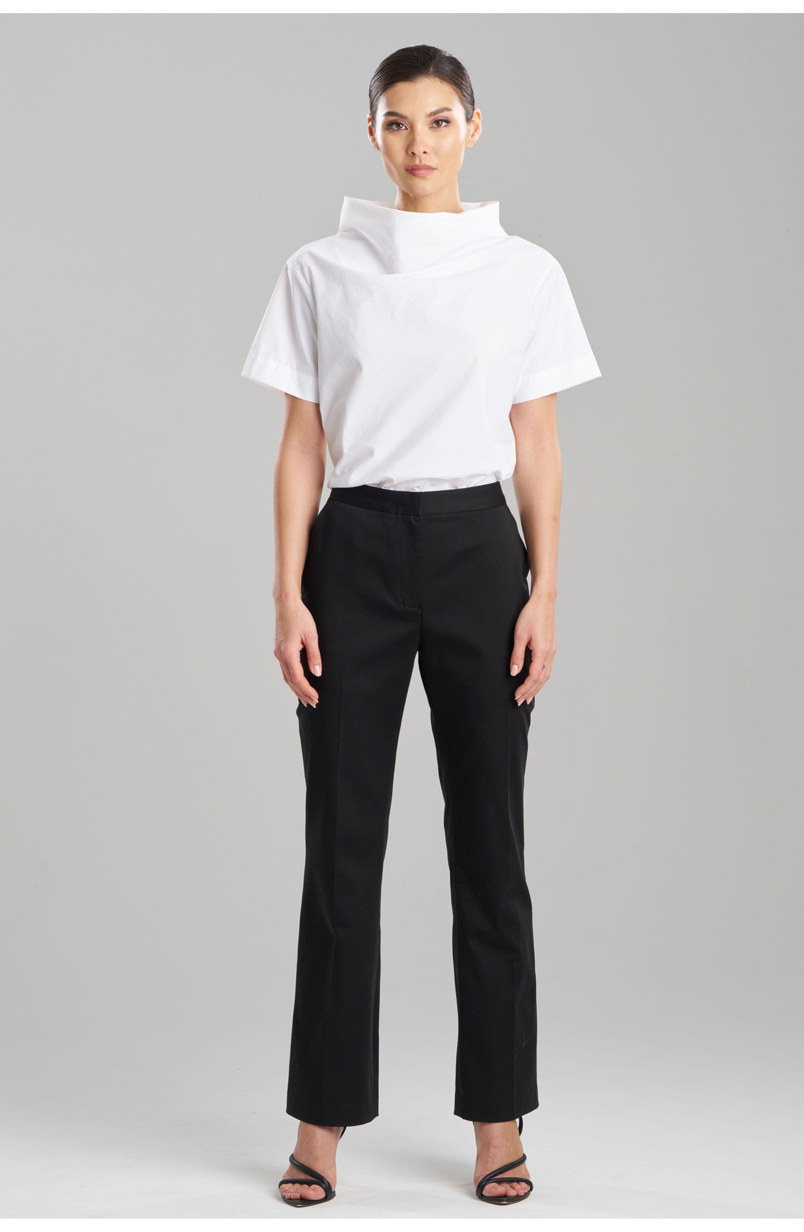 COTTON CHINO Front Zip Pant