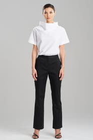 Natori COTTON CHINO Front Zip Pant