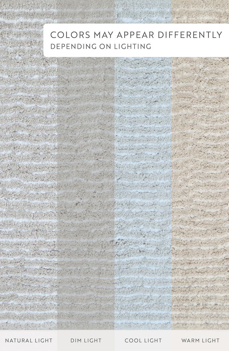 HOMESPUN Pinstripe Cotton Bath Mat, Alternate, color, 