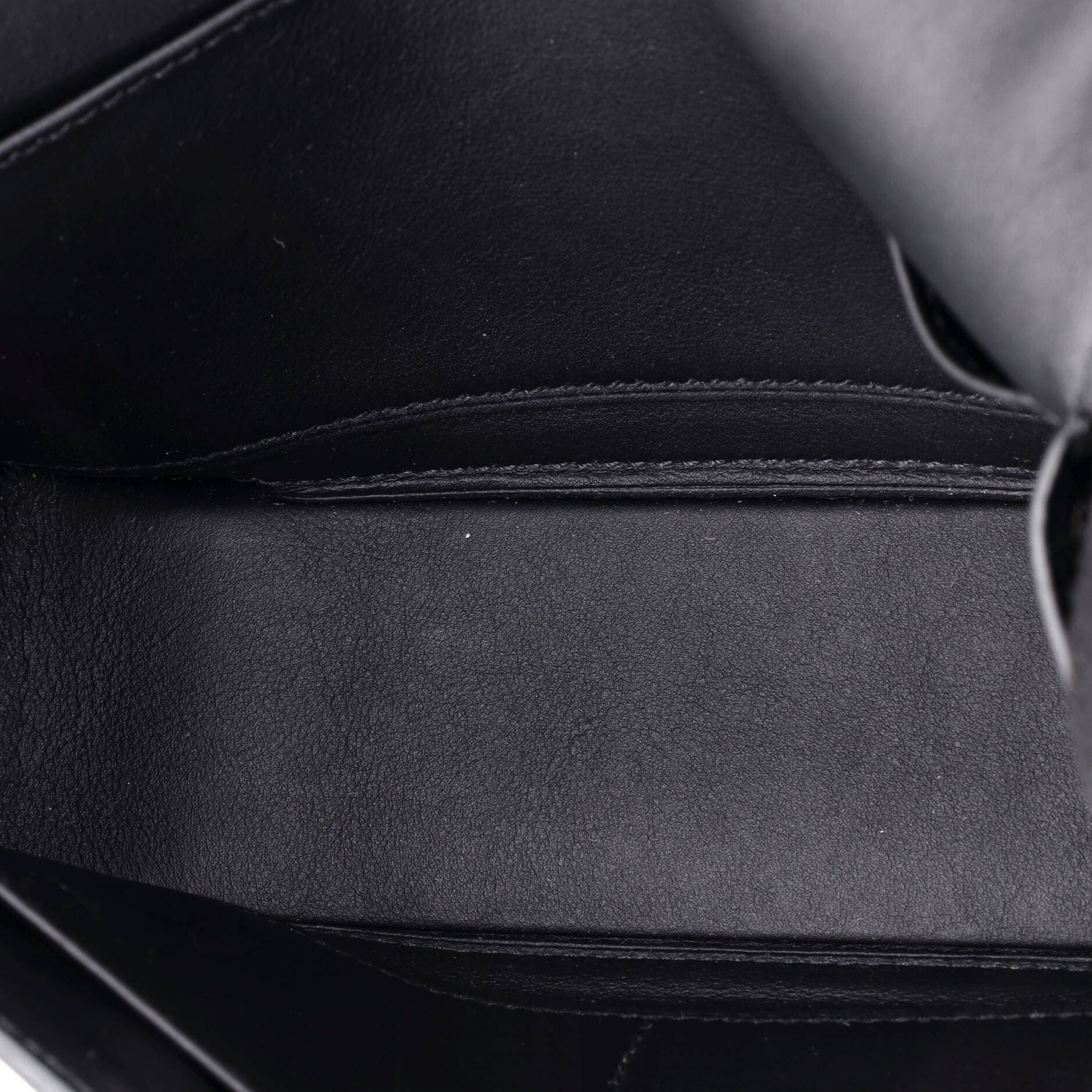 Pre-Owned Hermes Geta Bag Chevre Mysore, Alternate, color, Noir