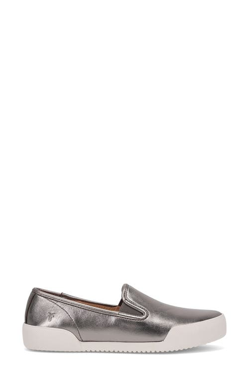 Frye Mia Slip-on Sneaker In Dark Pewter