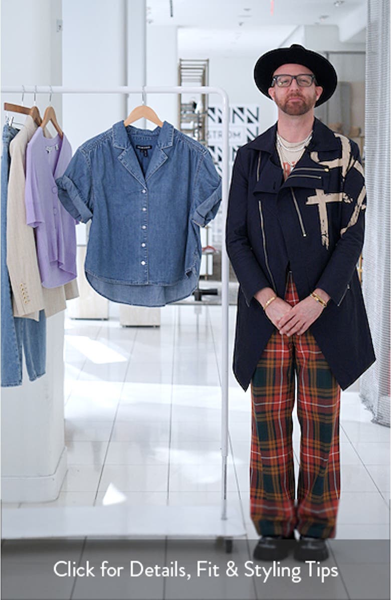 Ilene Cuffed Denim Shirt, sales video thumbnail