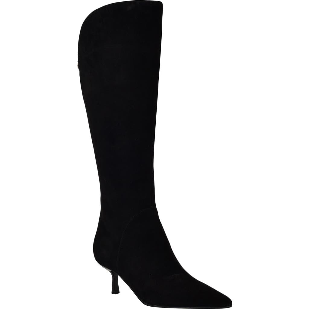 Guess Yania Pointed Toe Boot In Black