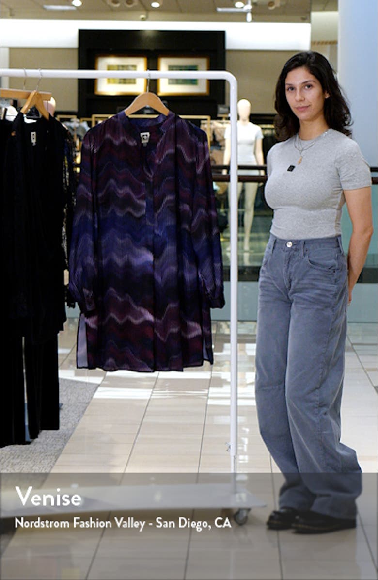 Abstract Print Tunic Top, sales video thumbnail